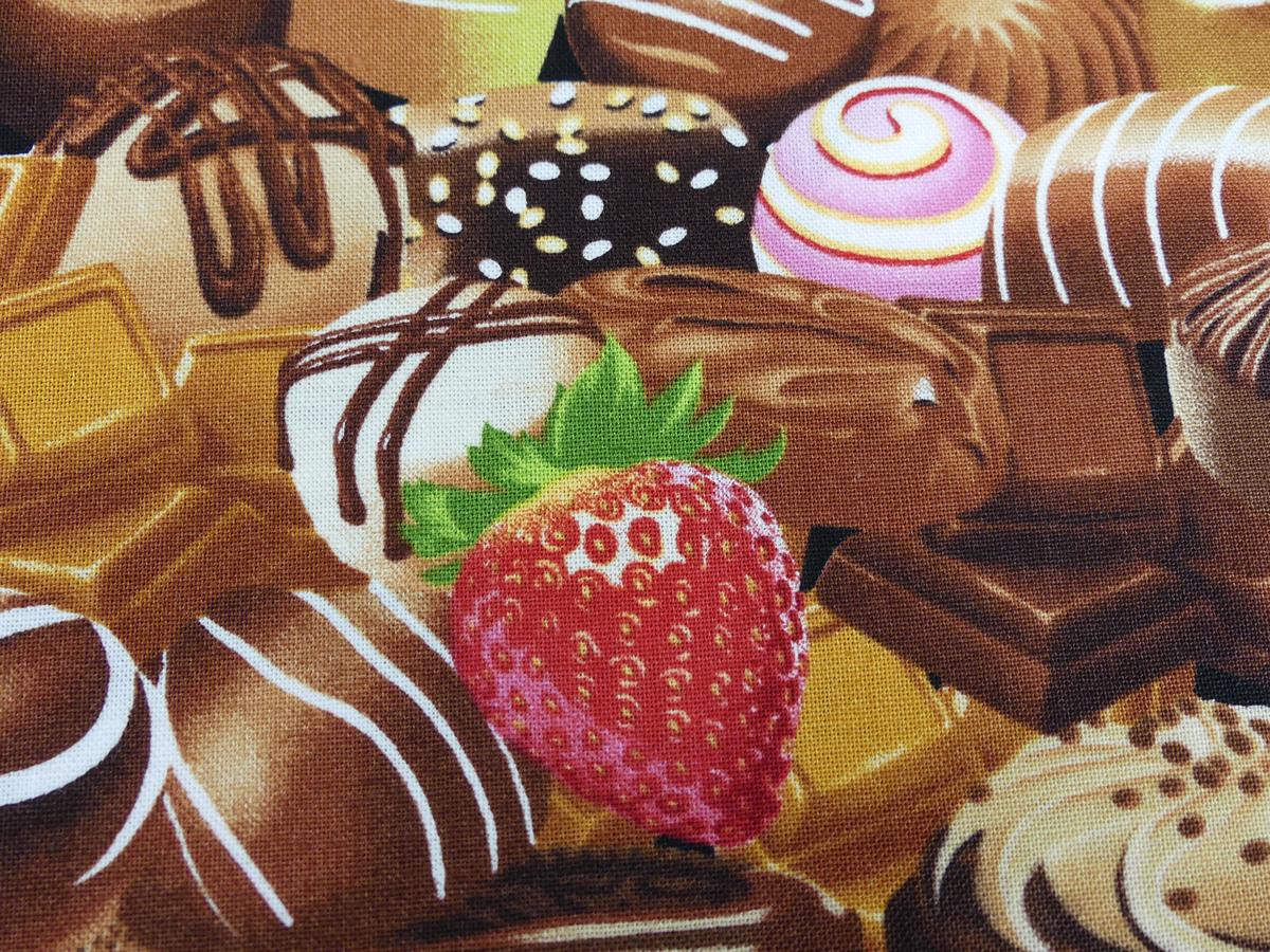 Patchworkstoff Pralinen Erdbeere Timeless Treeasures